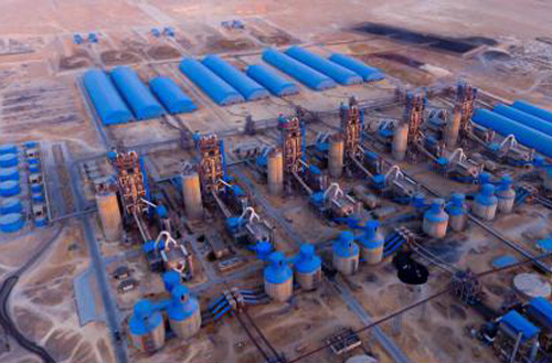 由鵬飛集團供貨的6×6000TPD水泥回轉(zhuǎn)窯、立磨成功投產(chǎn)